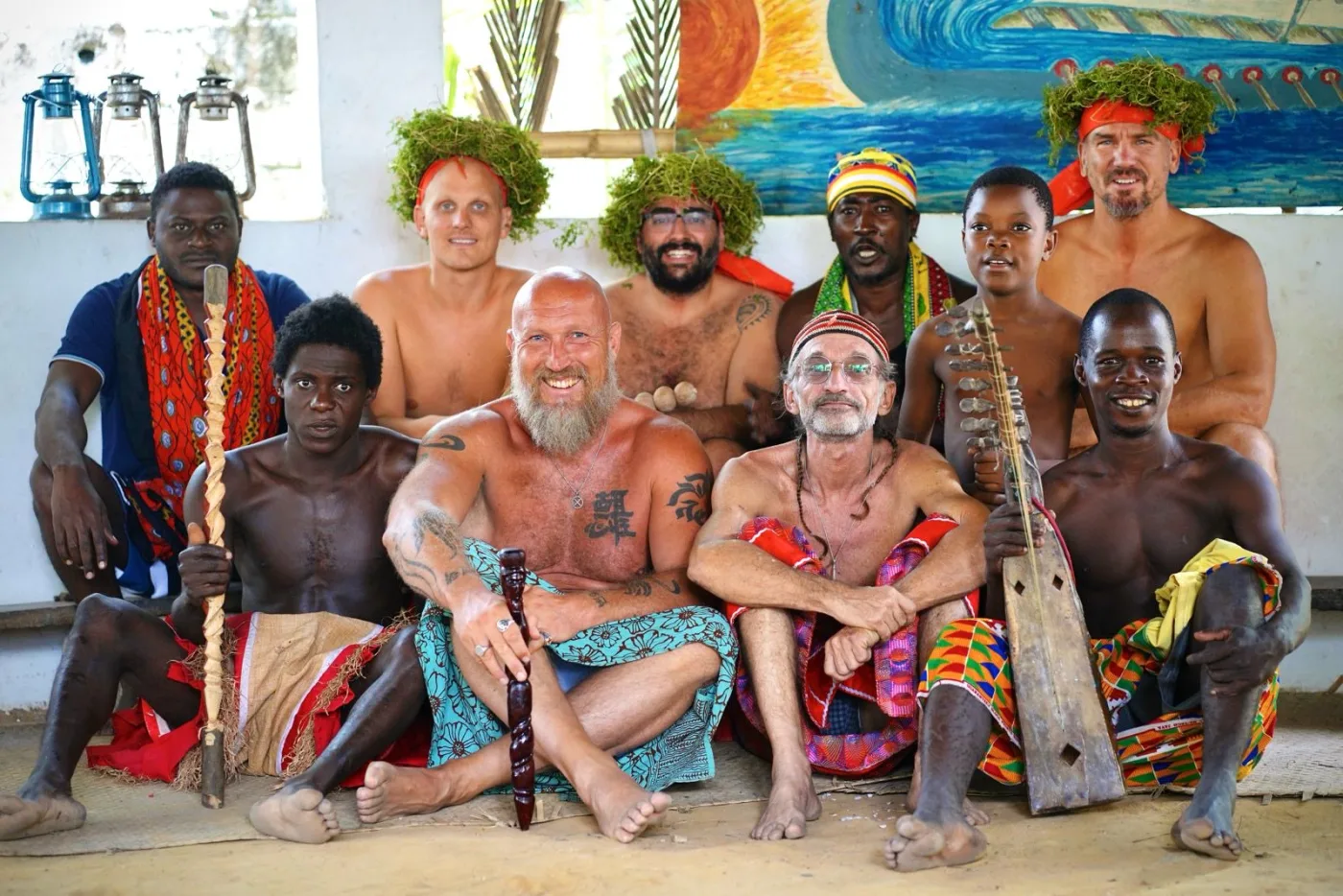 Bwiti group ceremony